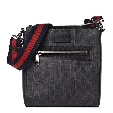 gucci supreme courrier|GG Supreme Black Small Messenger Bag .